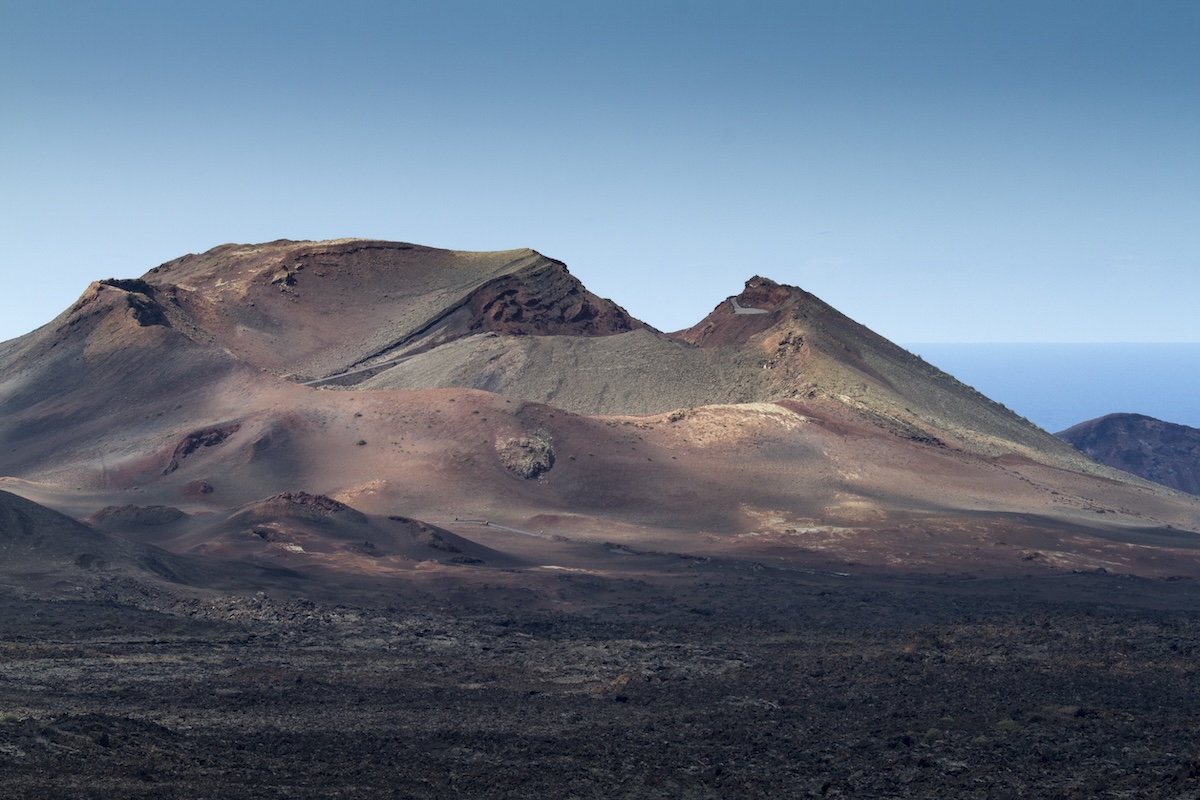 Vulkanlandschaft auf Lanzarote, Kanarische Inseln